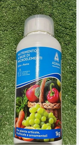 Concime zolfo rame 1kg adama - concime,